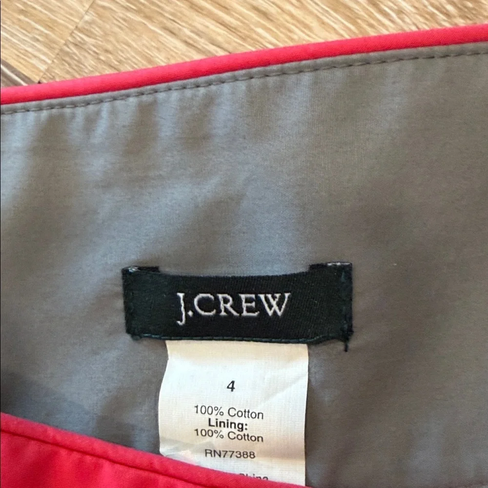 J. Crew Pink A-Line Skirt - Picture 2 of 4